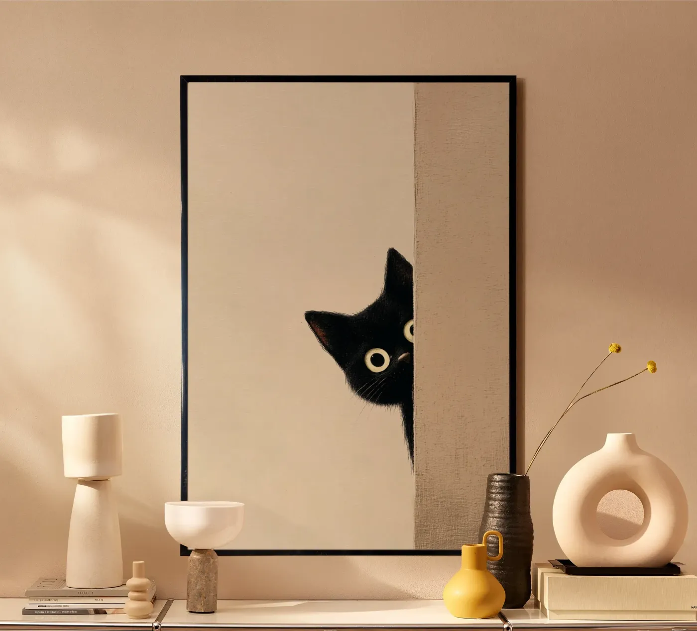 Peekaboo Cat poster da wonderfolk
