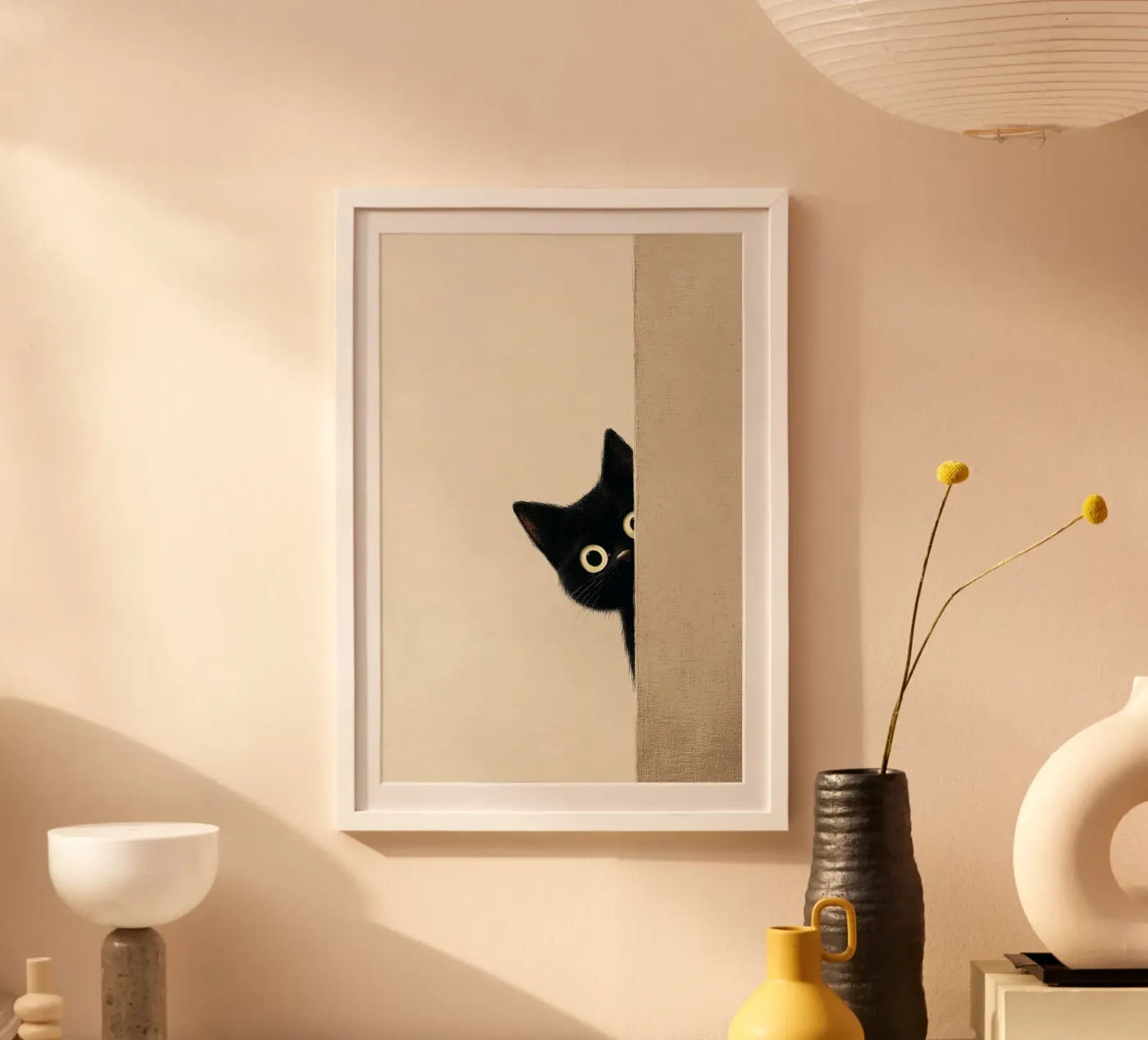 Peekaboo Cat poster da wonderfolk