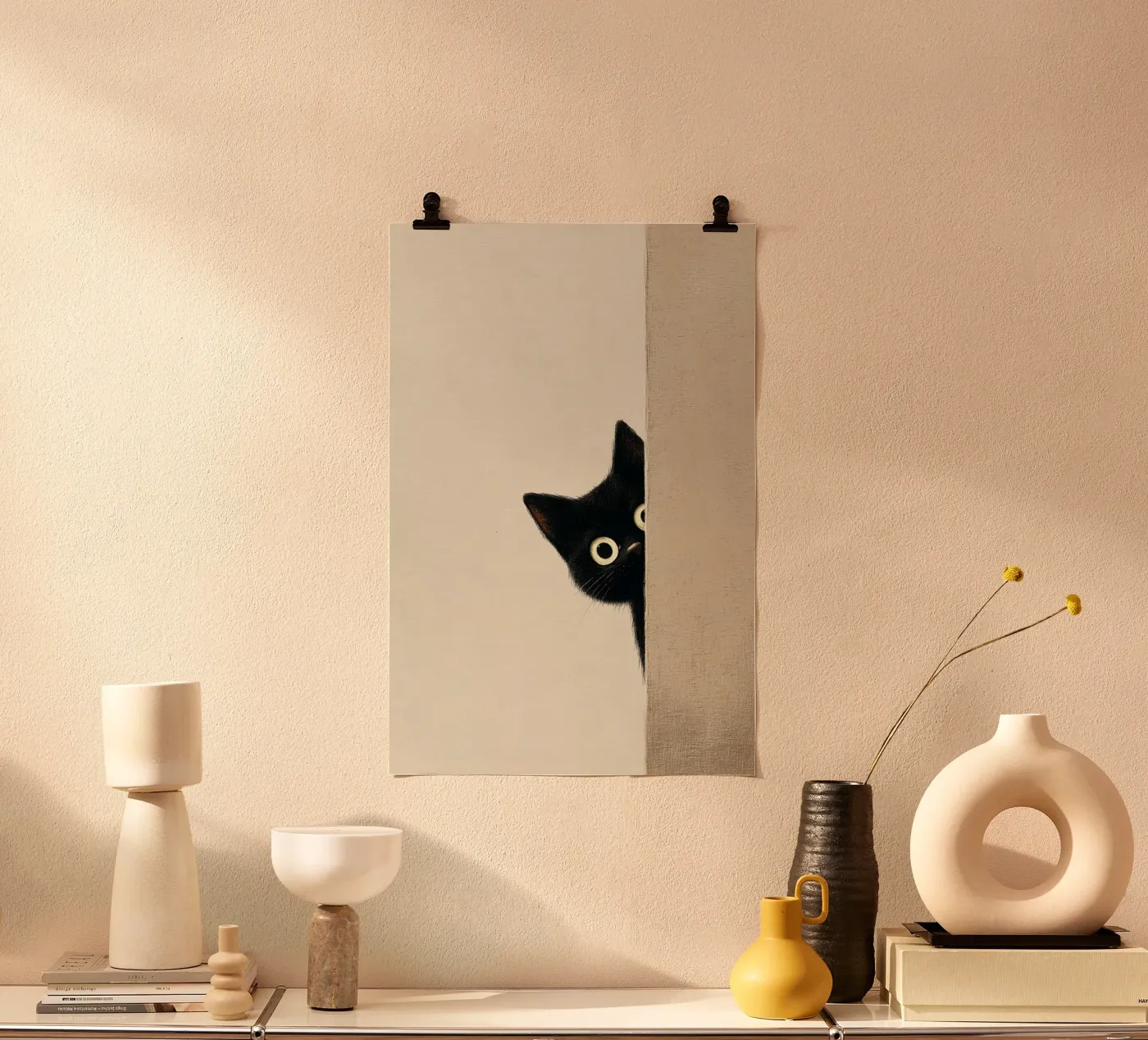 Peekaboo Cat poster da wonderfolk