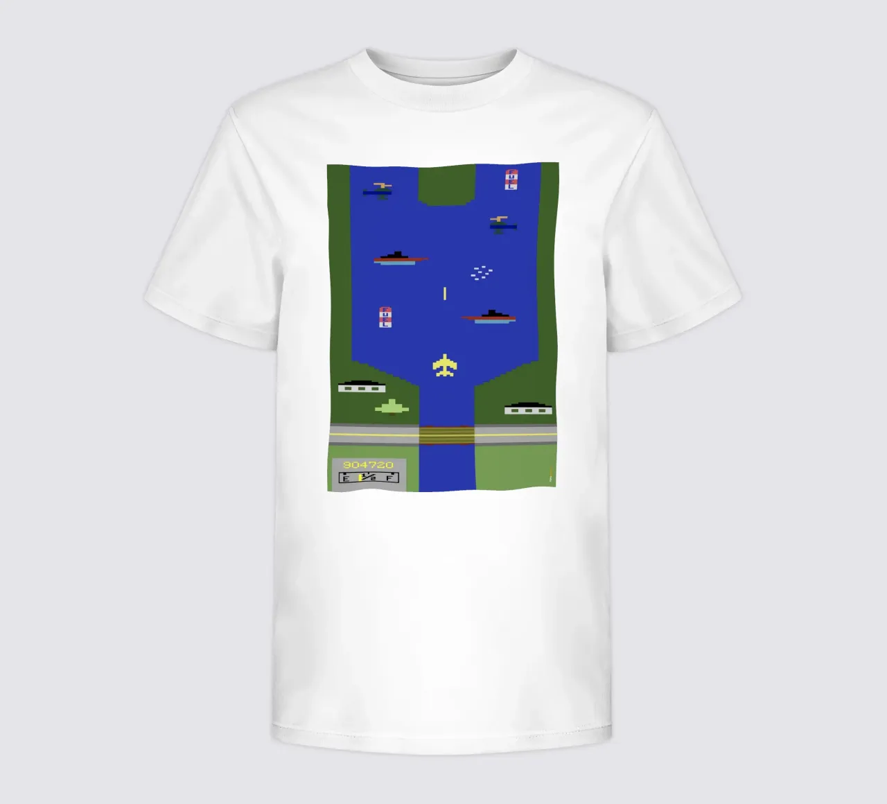River Raid kids t-shirt by Rafa Gomes