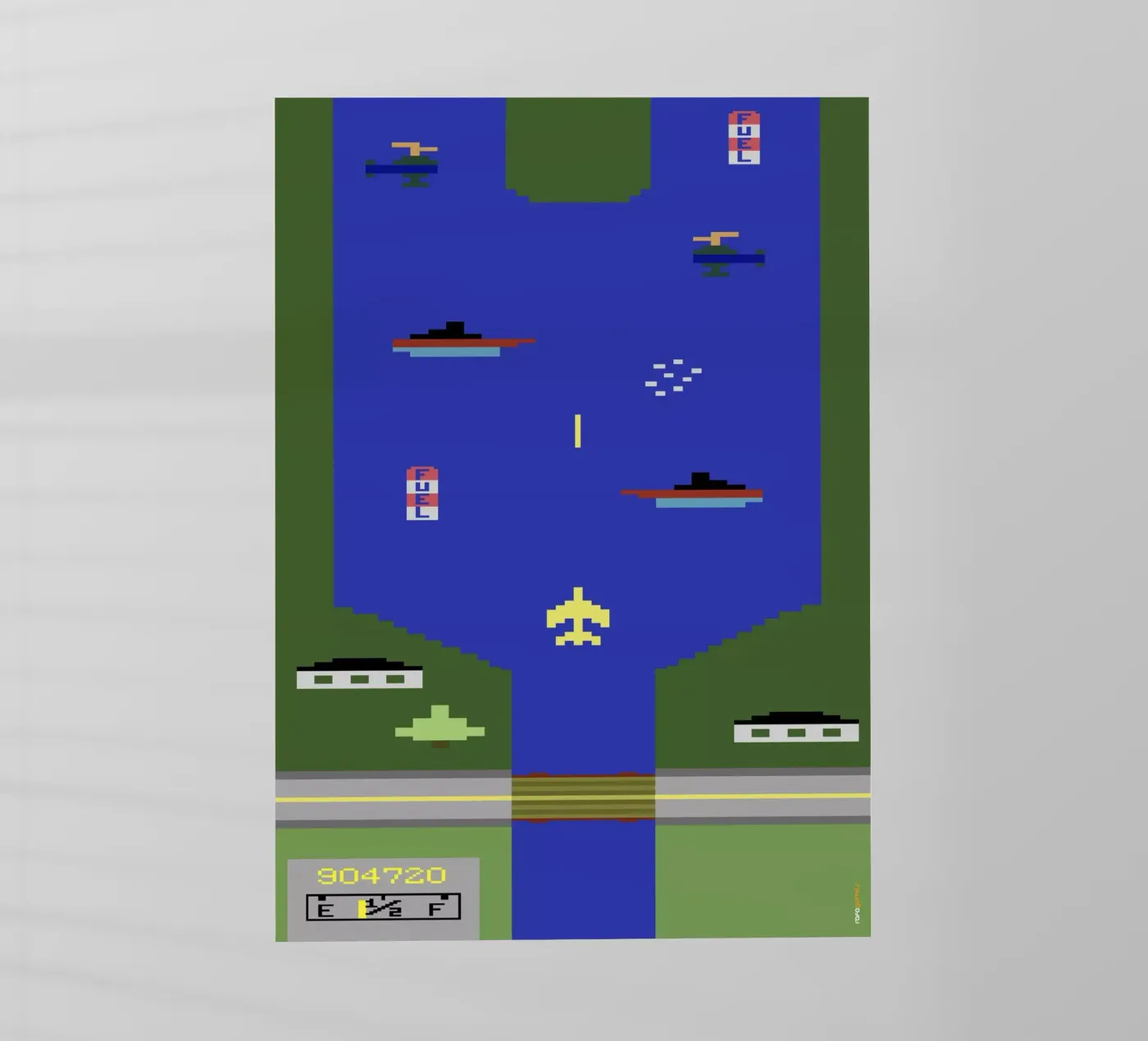 River Raid pellicola backlit da Rafa Gomes