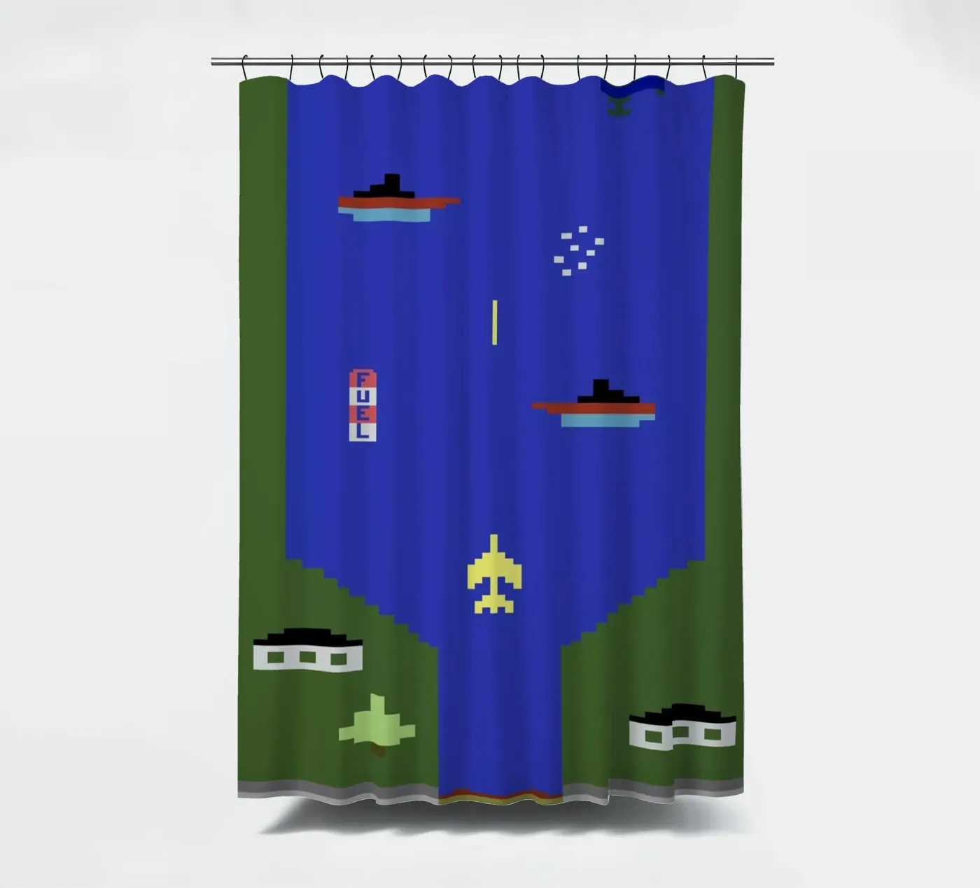 River Raid douchegordijn van Rafa Gomes