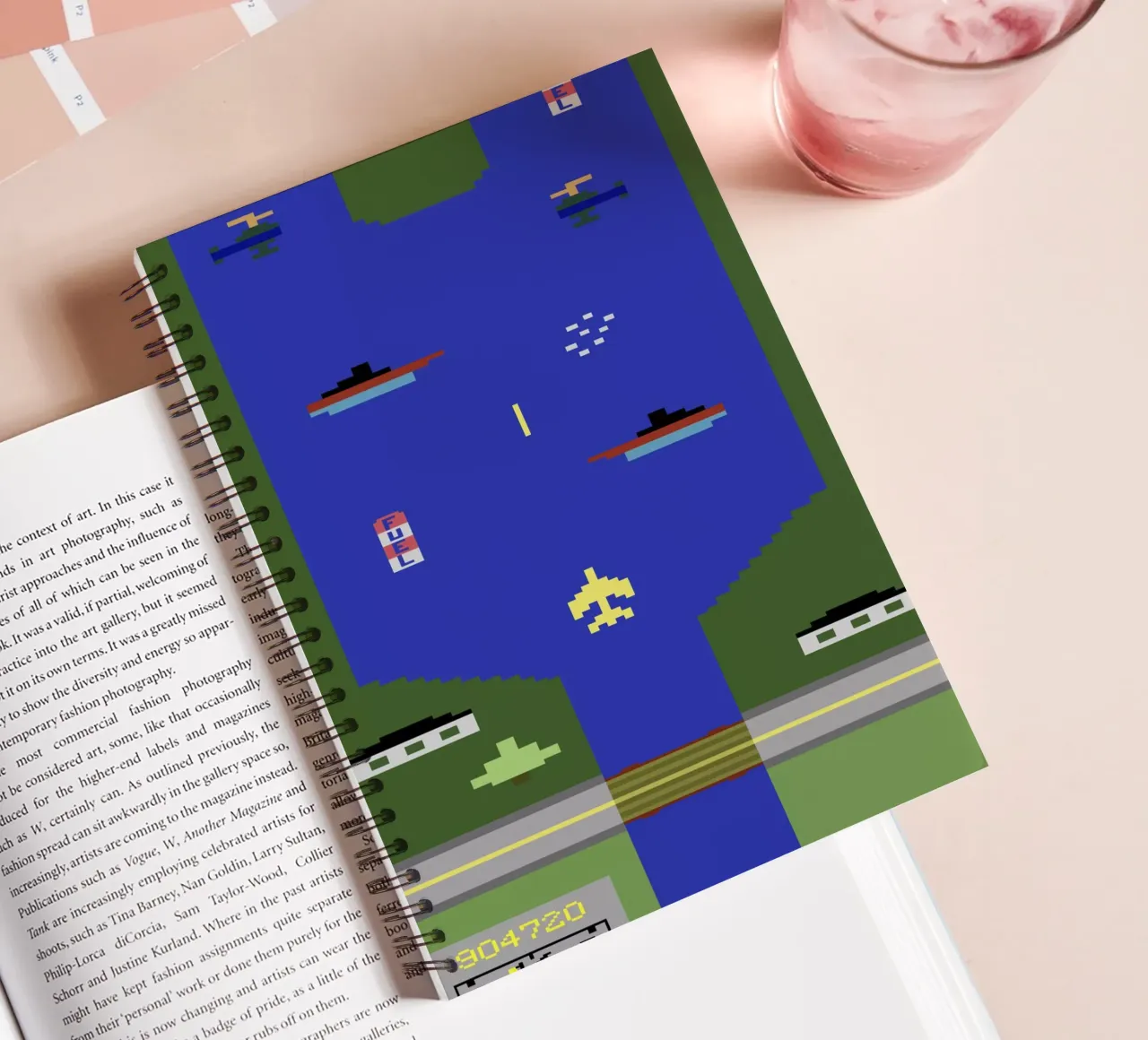 River Raid spiral notebook by Rafa Gomes