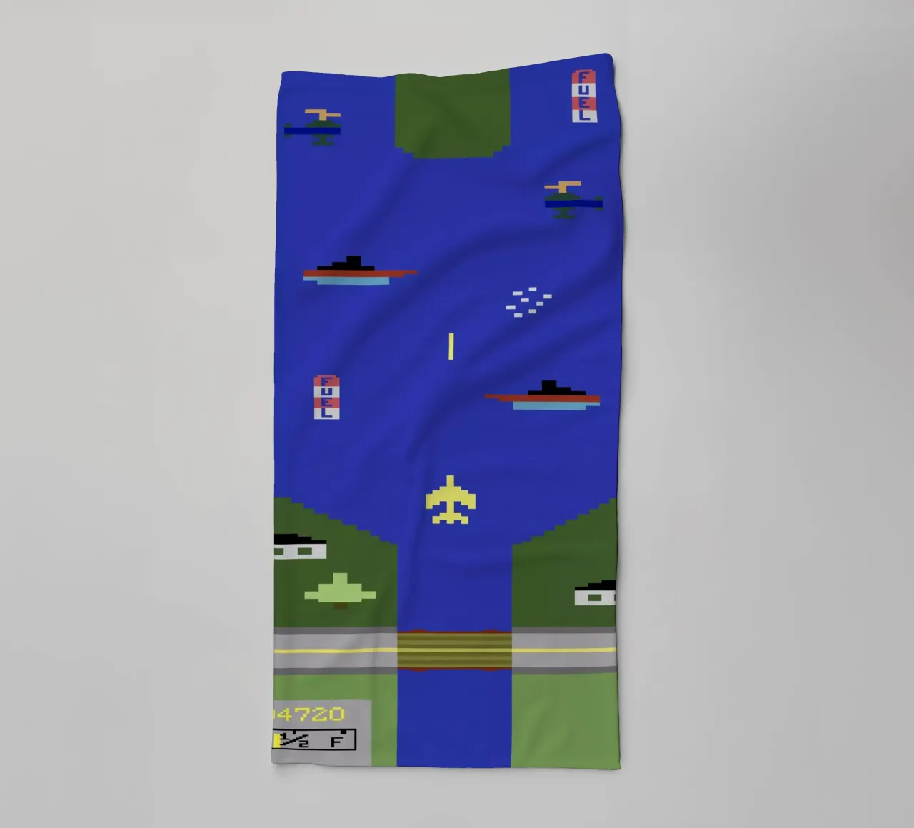 River Raid towel by Rafa Gomes