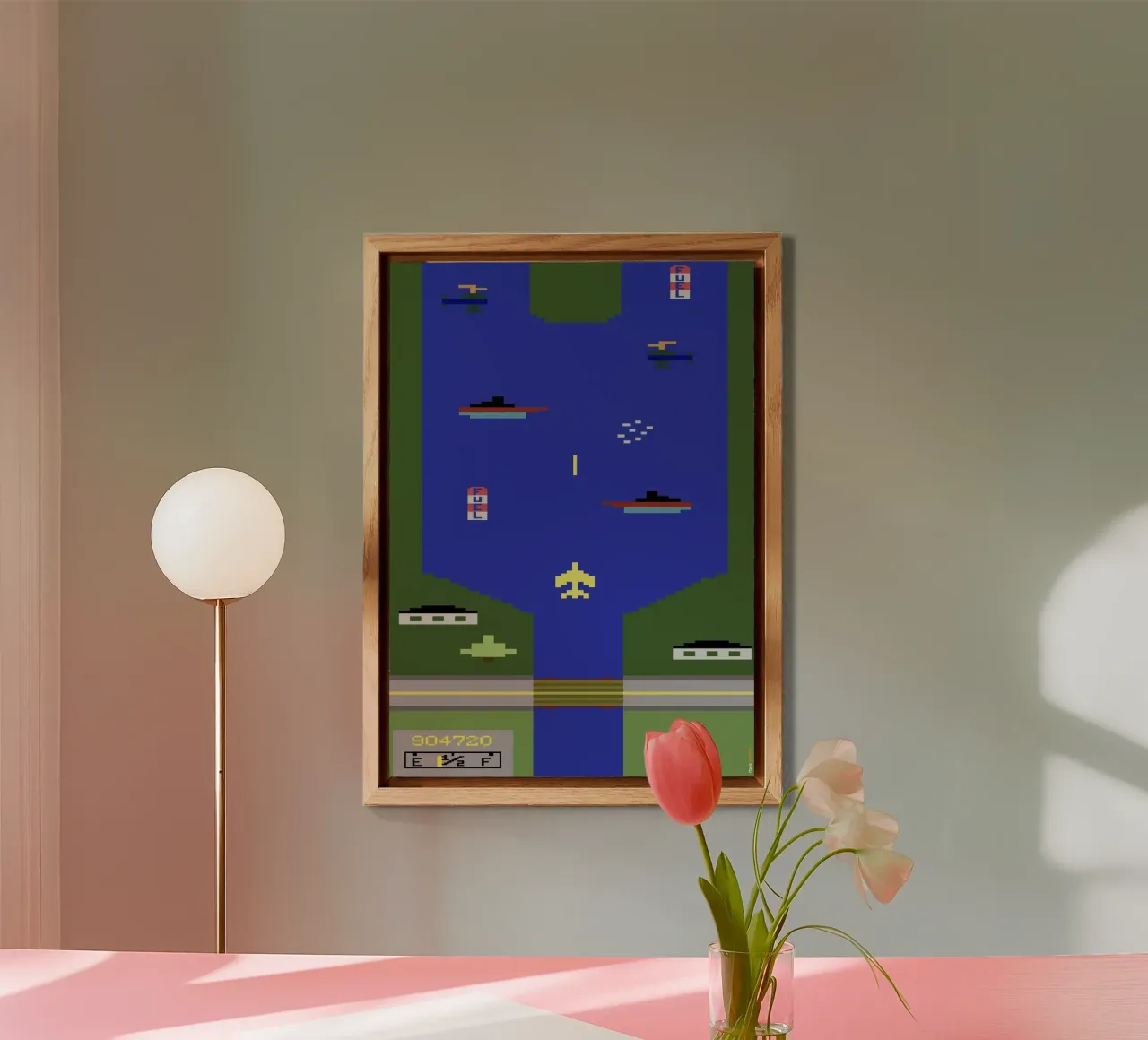 River Raid alluminio dibond da Rafa Gomes