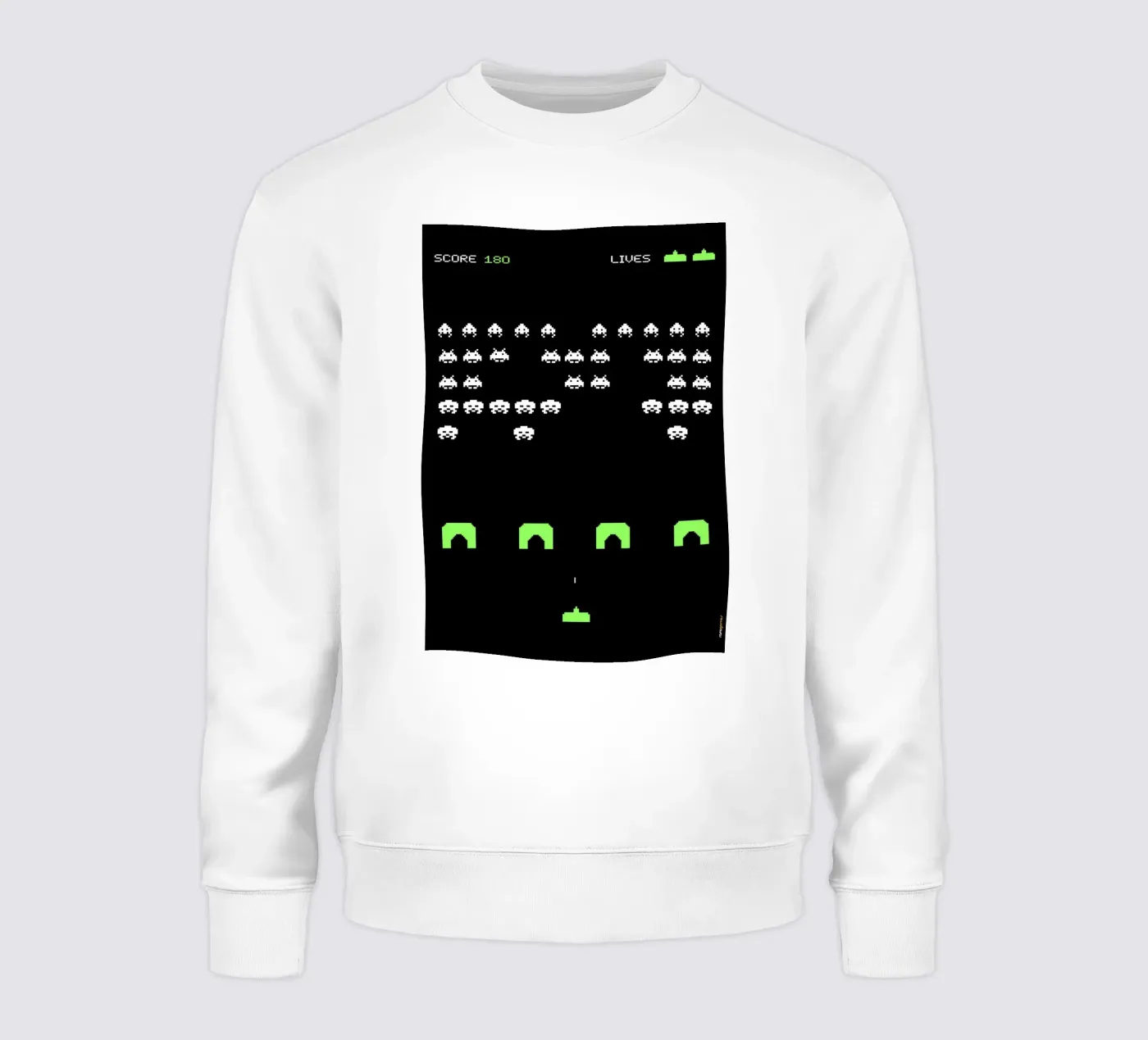 Space Invaders sweat de Rafa Gomes