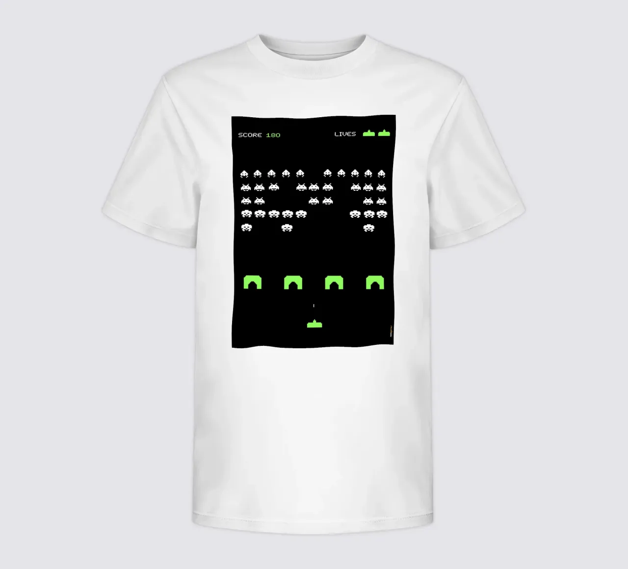 Invasori spaziali t-shirt bambini da Rafa Gomes