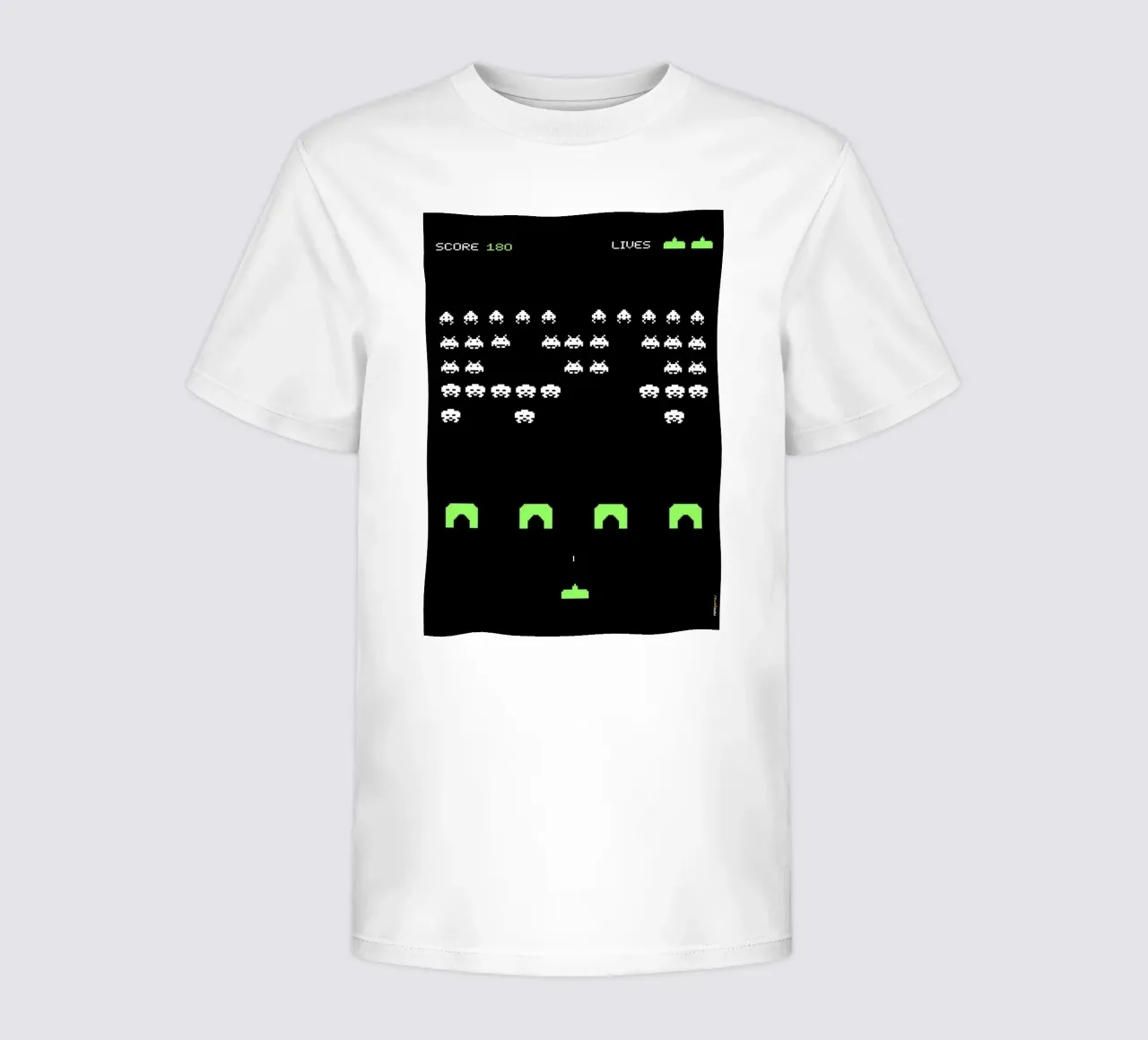 Invasori spaziali t-shirt bambini da Rafa Gomes