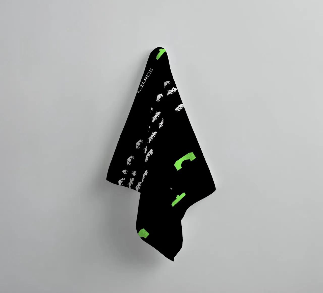 Space Invaders towel by Rafa Gomes