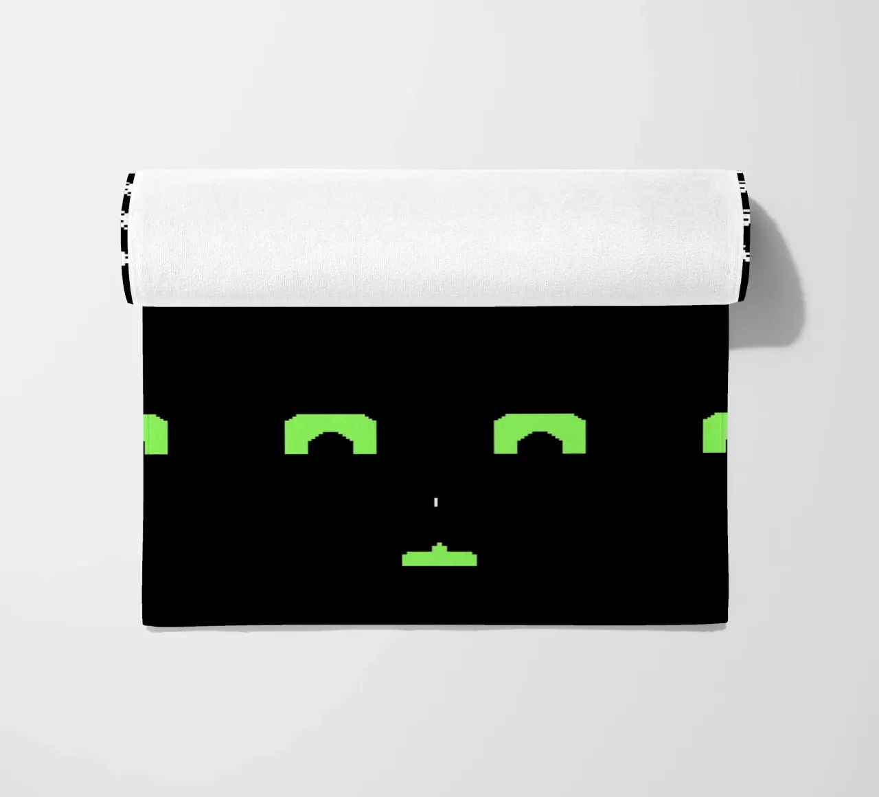 Space Invaders beach towel by Rafa Gomes