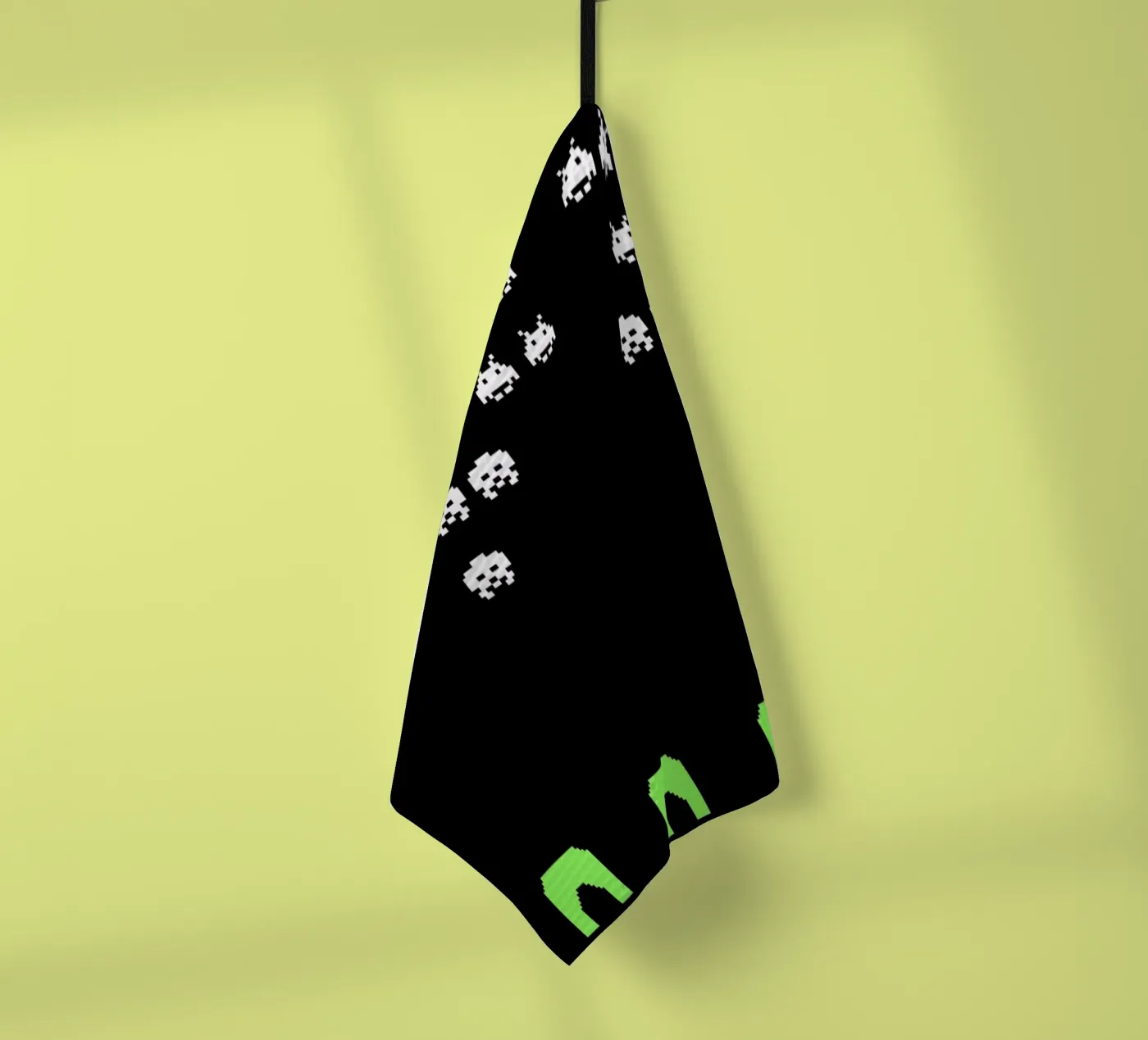 Space Invaders torchon de Rafa Gomes