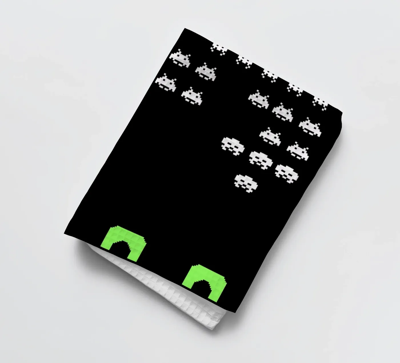 Space Invaders torchon de Rafa Gomes