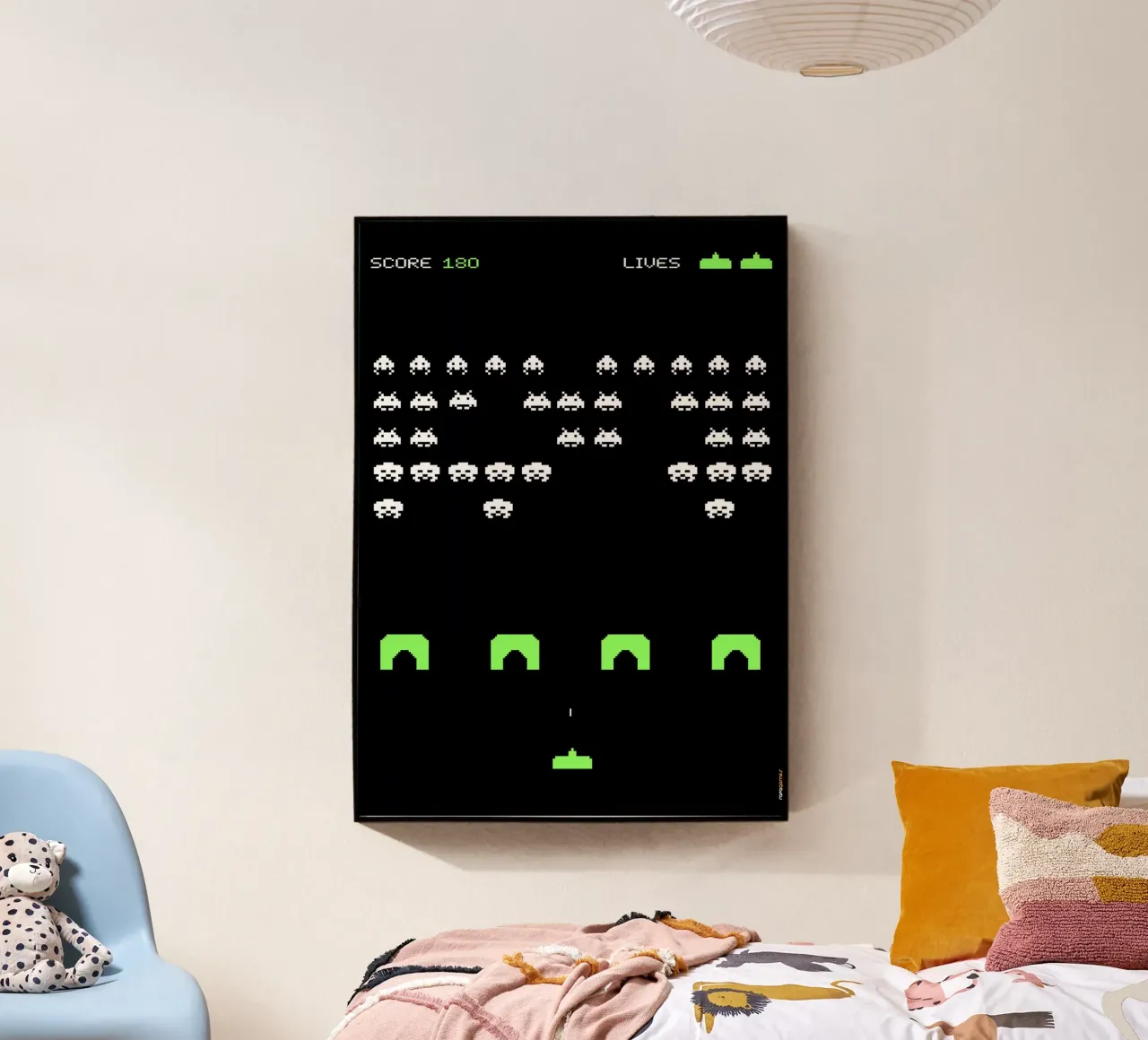 Space Invaders plexiglas de Rafa Gomes