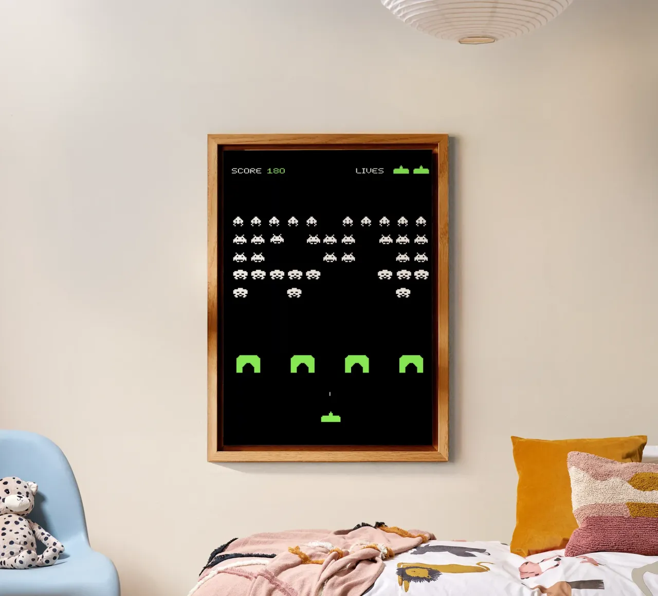 Space Invaders forex plate by Rafa Gomes