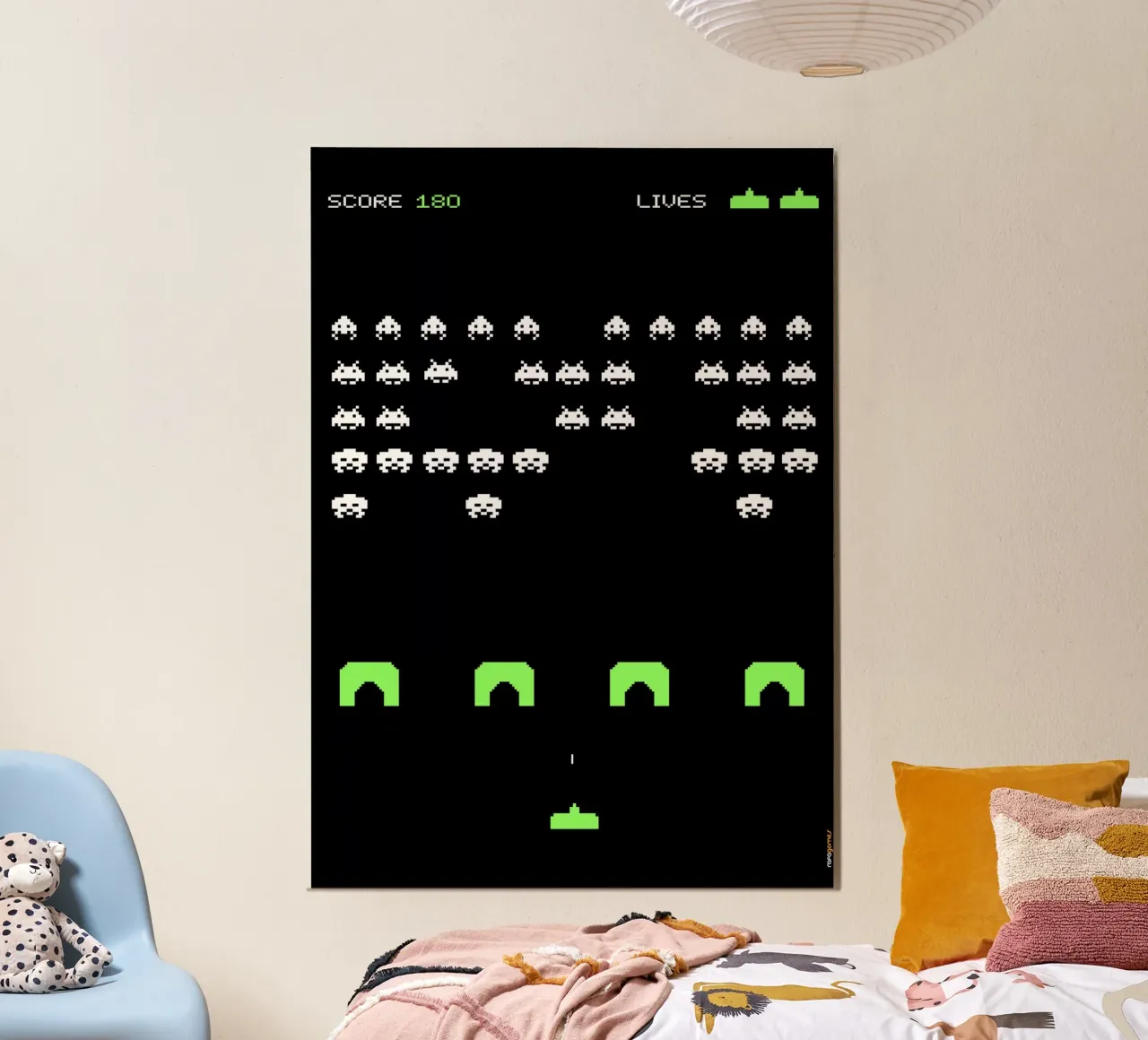 Space Invaders poster by Rafa Gomes