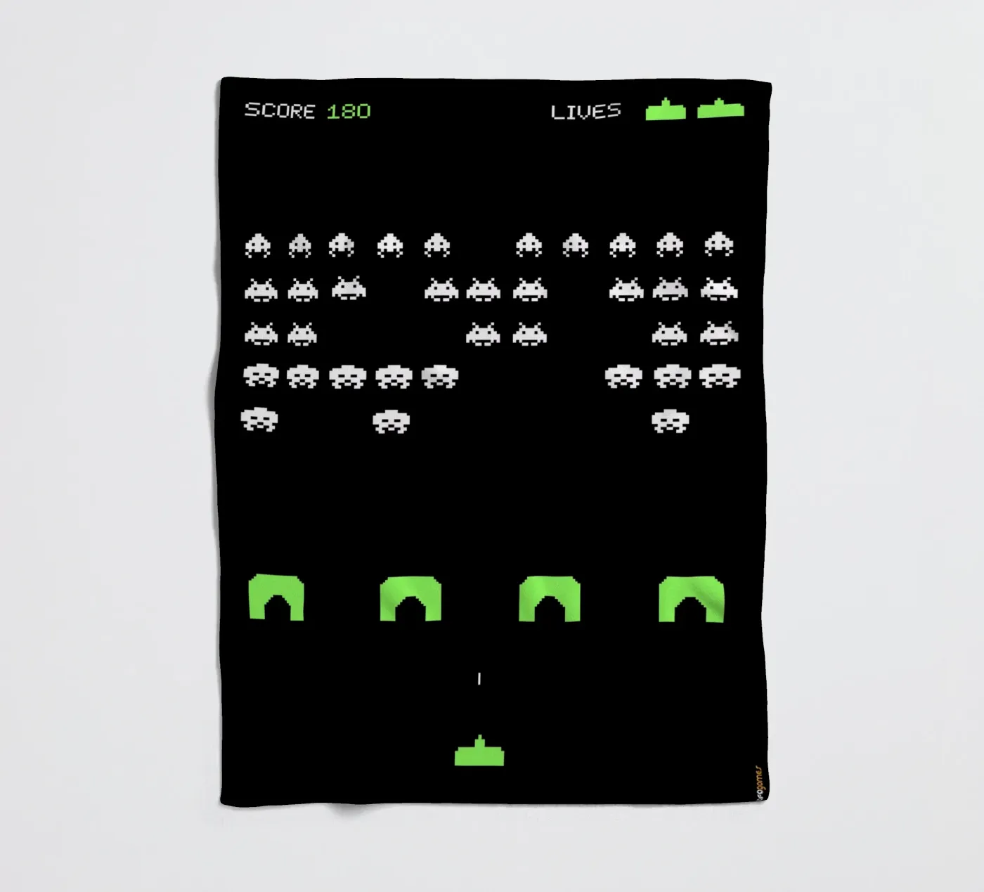 Invasori spaziali coperta in pile da Rafa Gomes