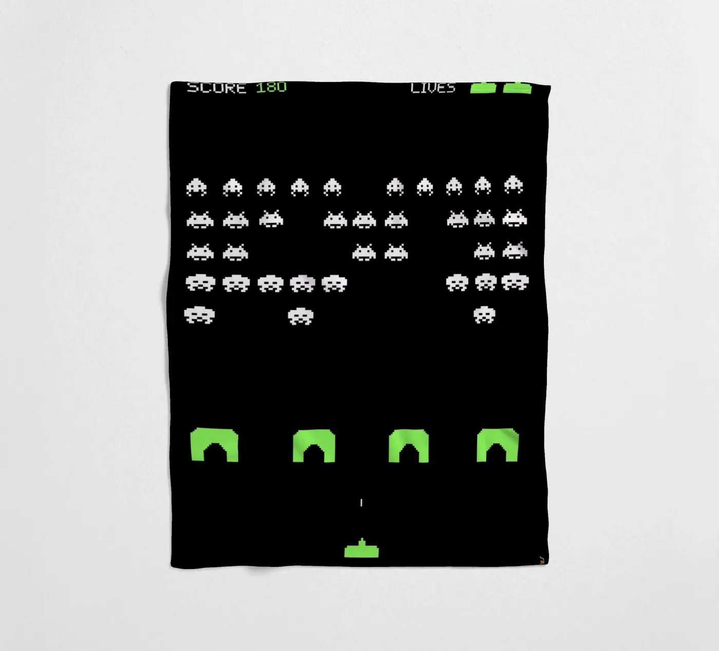 Invasori spaziali coperta in pile da Rafa Gomes