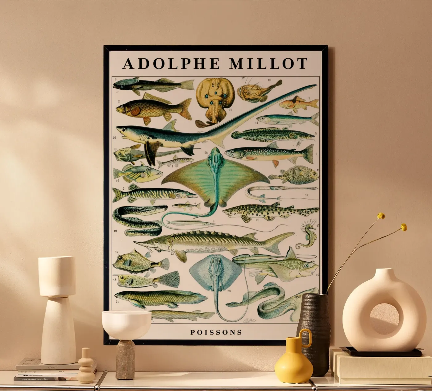 Fish poster by Rob Lewis