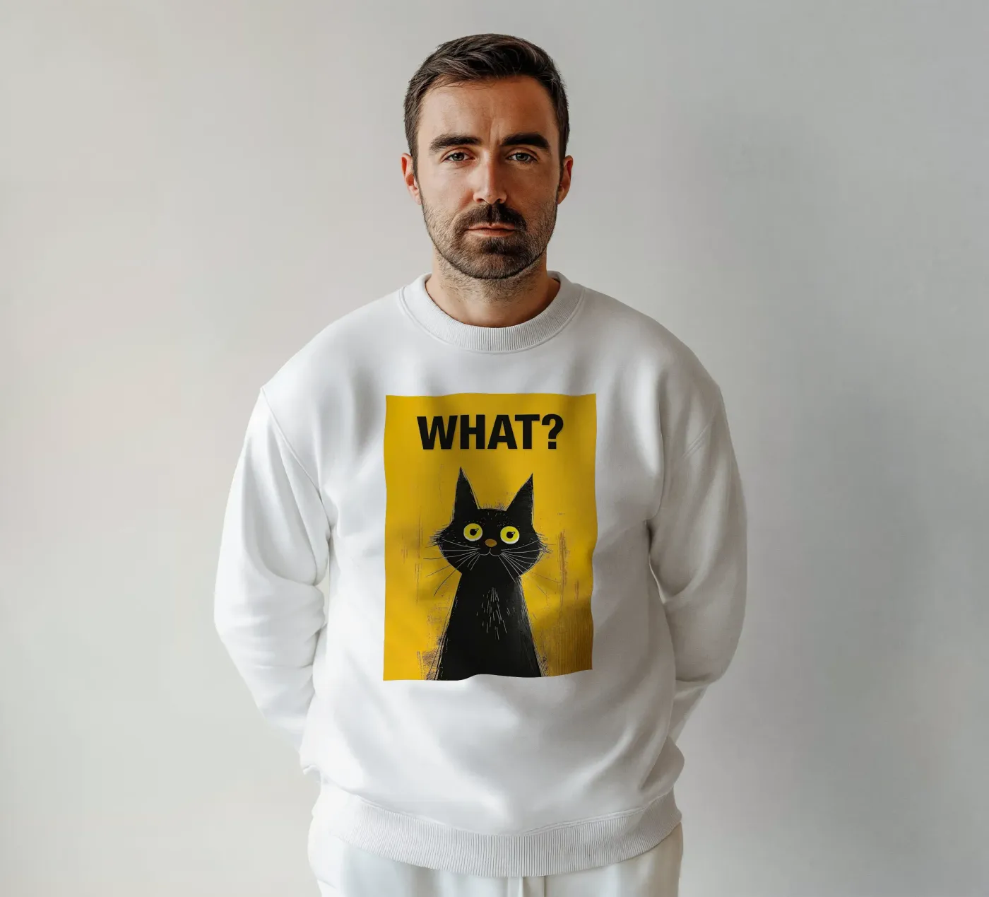 Verwarde Kitty sweatshirt van Reece Scott