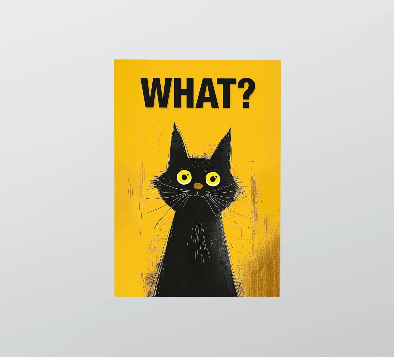 Verwarde Kitty sticker van Reece Scott