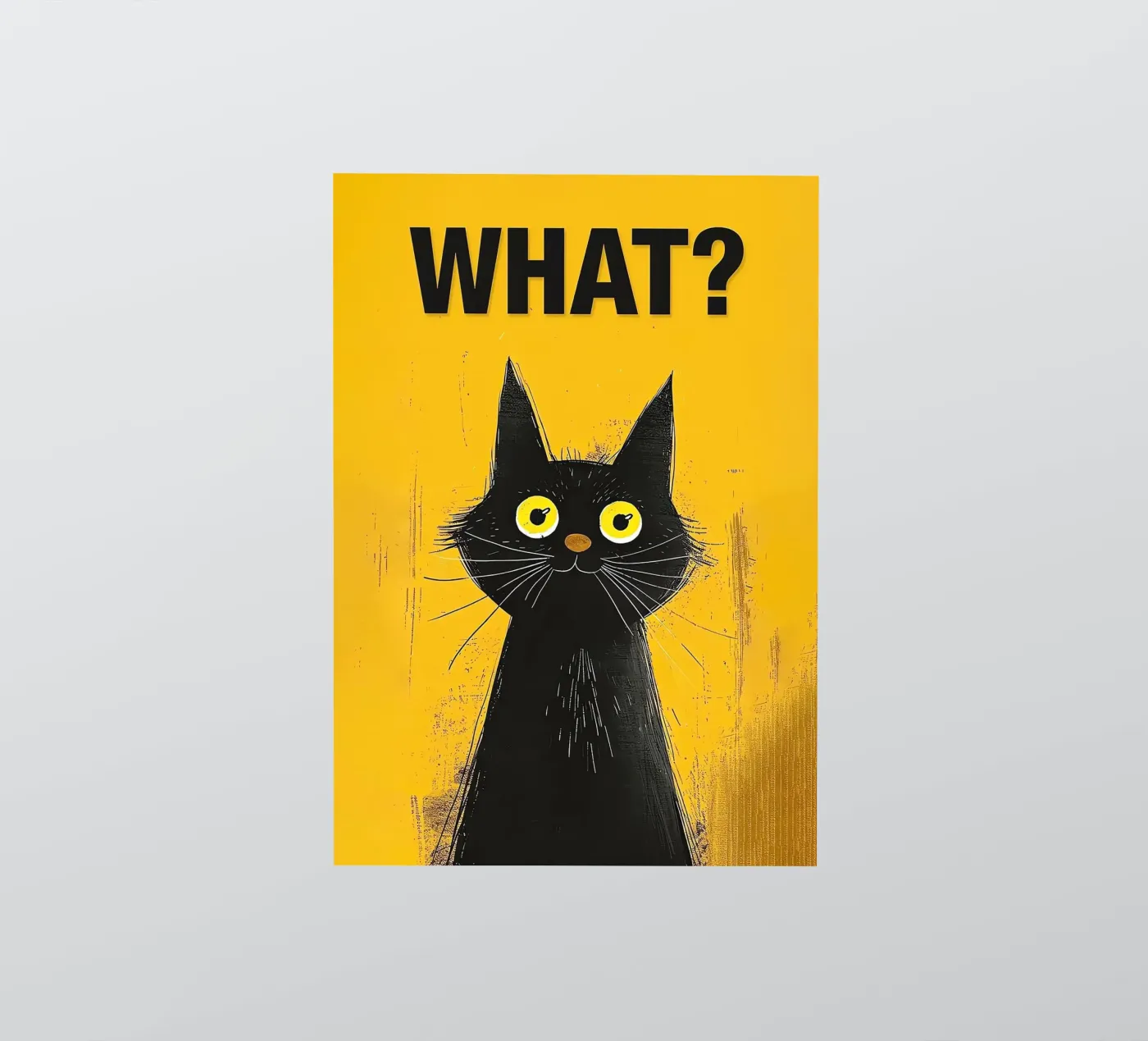 Verwirrtes Kätzchen Sticker von Reece Scott