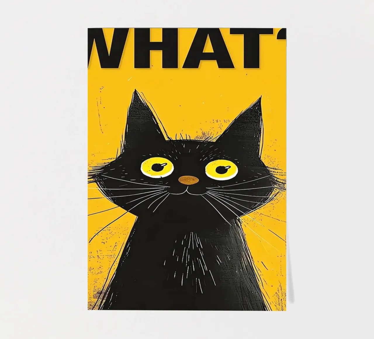 Verwarde Kitty stickervel van Reece Scott