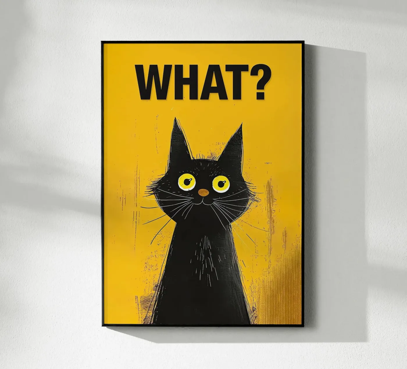 Confused Kitty Acryl-Glas von Reece Scott