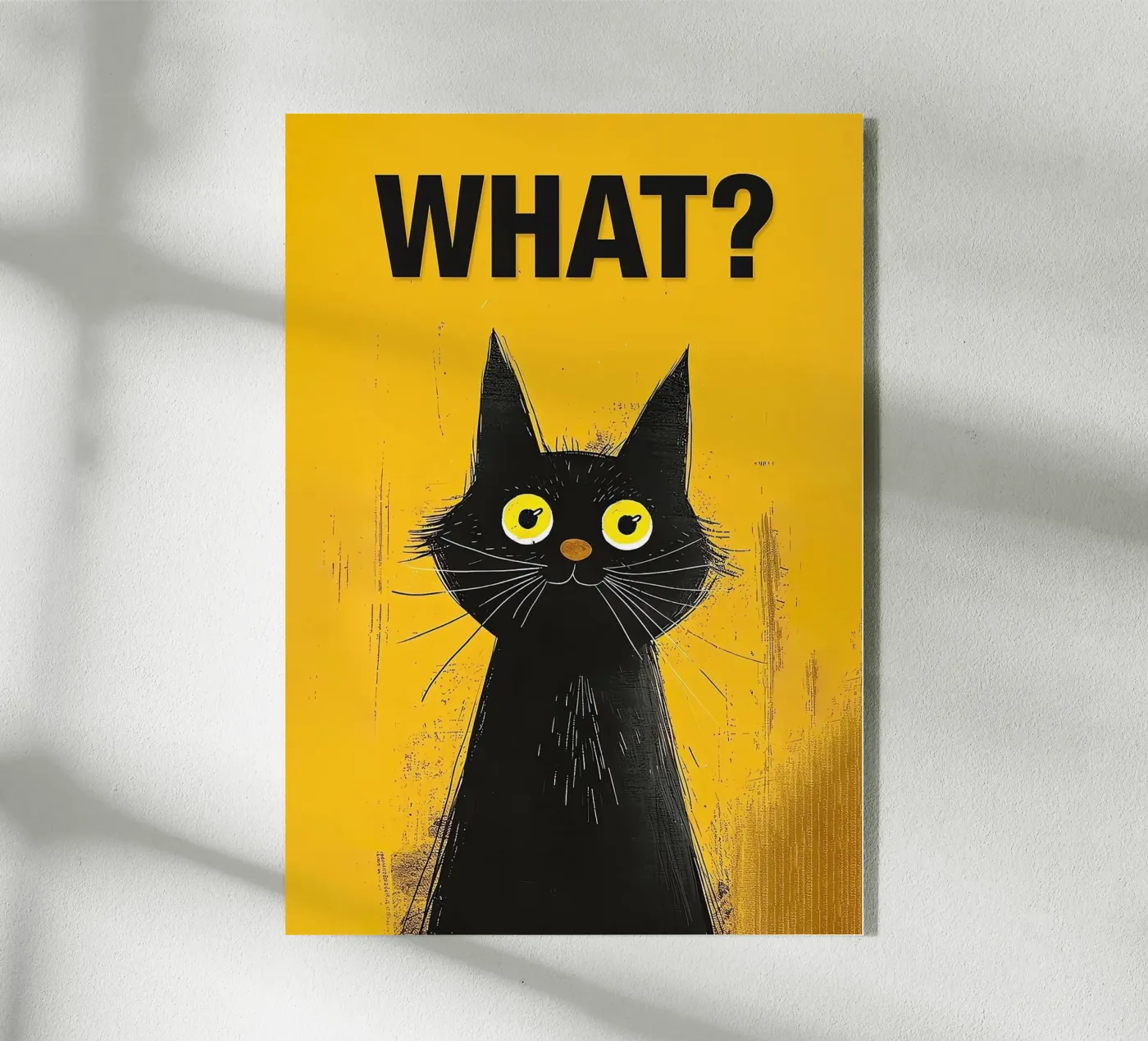 Confused Kitty Acryl-Glas von Reece Scott