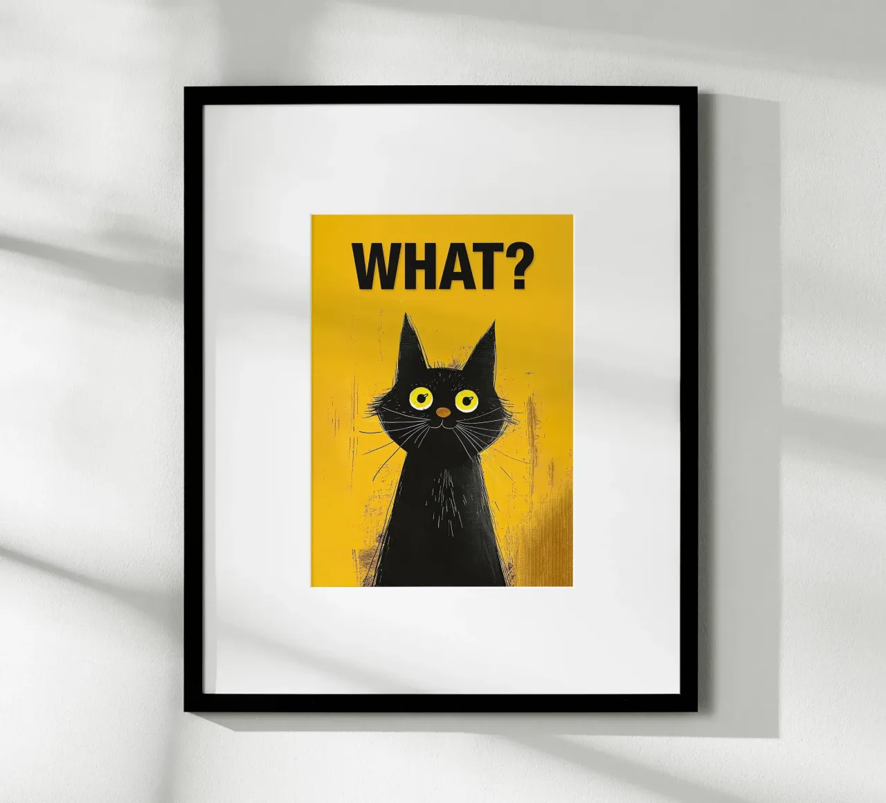 Verwarde Kitty poster van Reece Scott