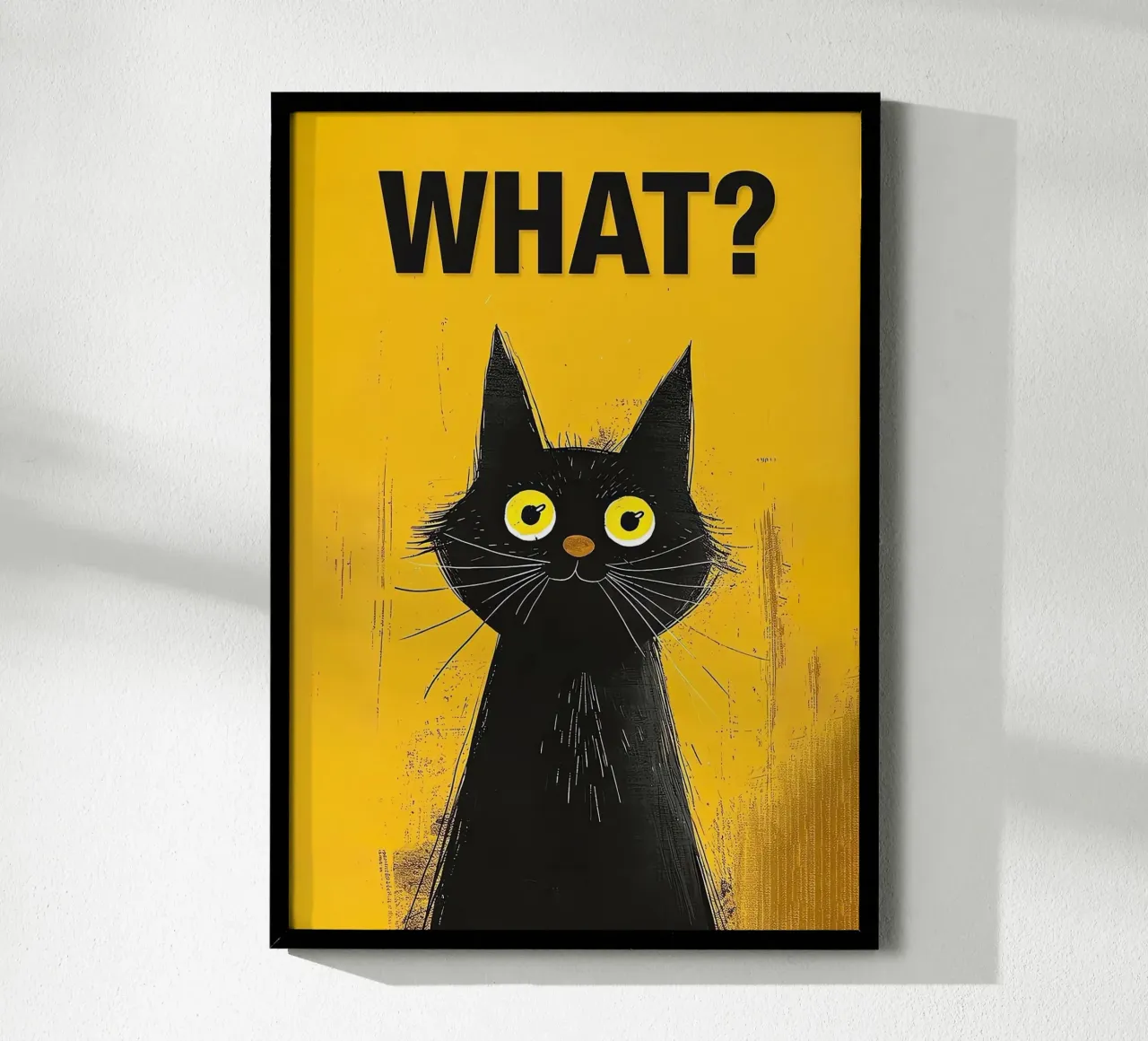 Verwarde Kitty poster van Reece Scott