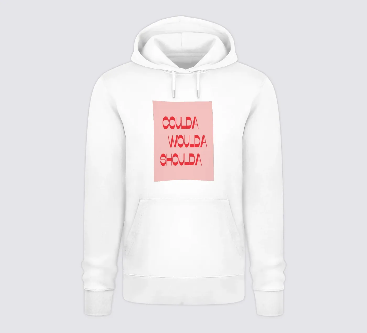 coulda woulda shoulda hoodie van Amanda Khan