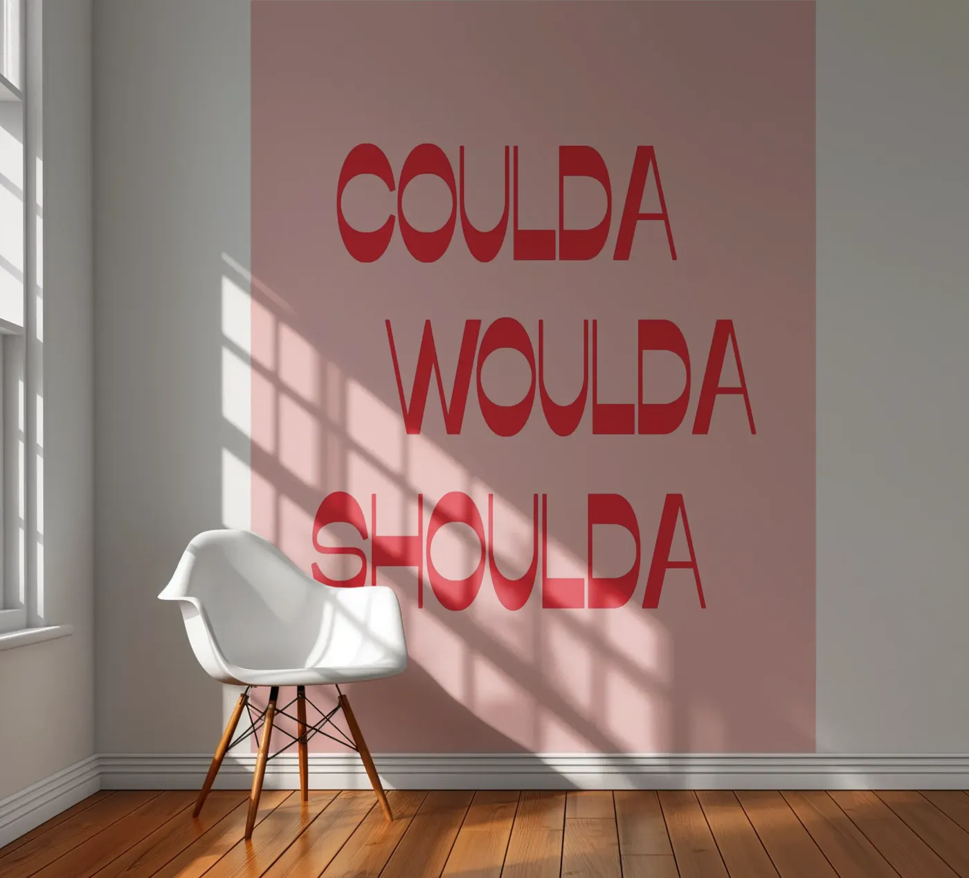 coulda woulda shoulda papier peint photo de Amanda Khan