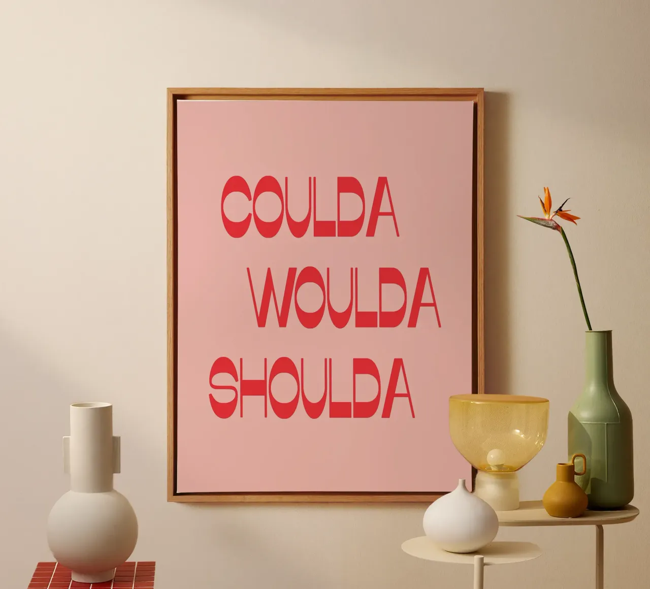 pourrait pourrait devrait devrait toile de Amanda Khan