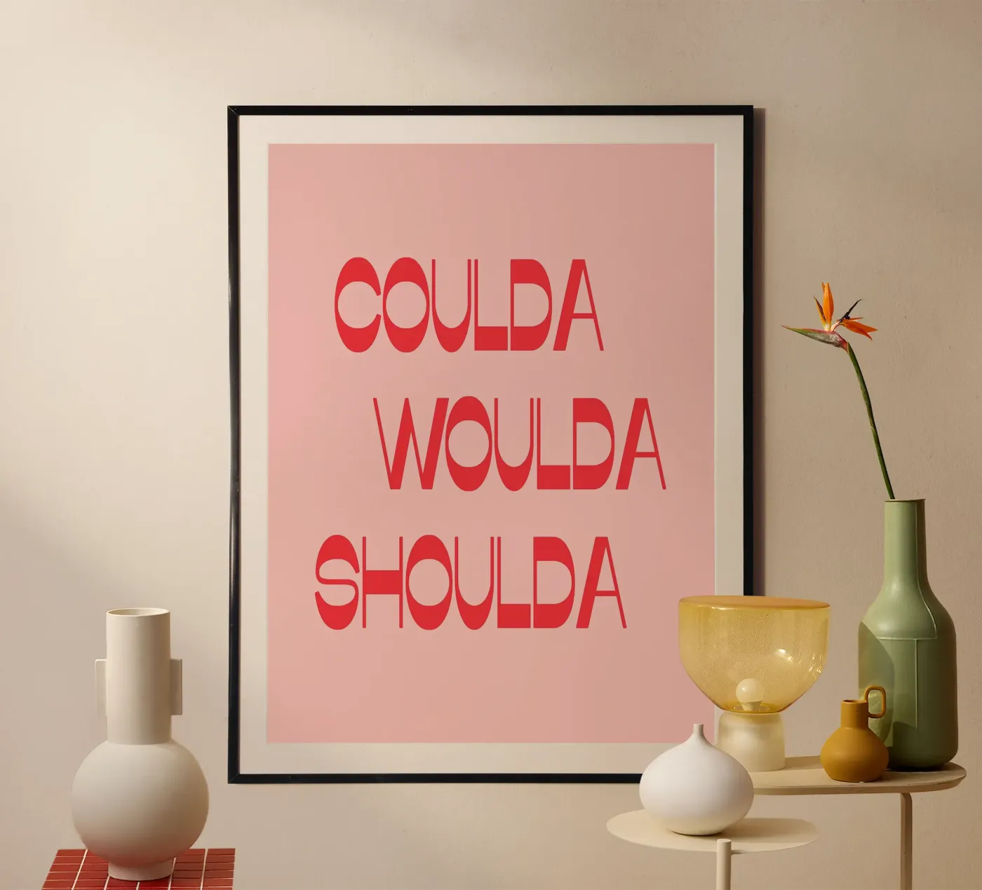 coulda woulda shoulda poster de Amanda Khan