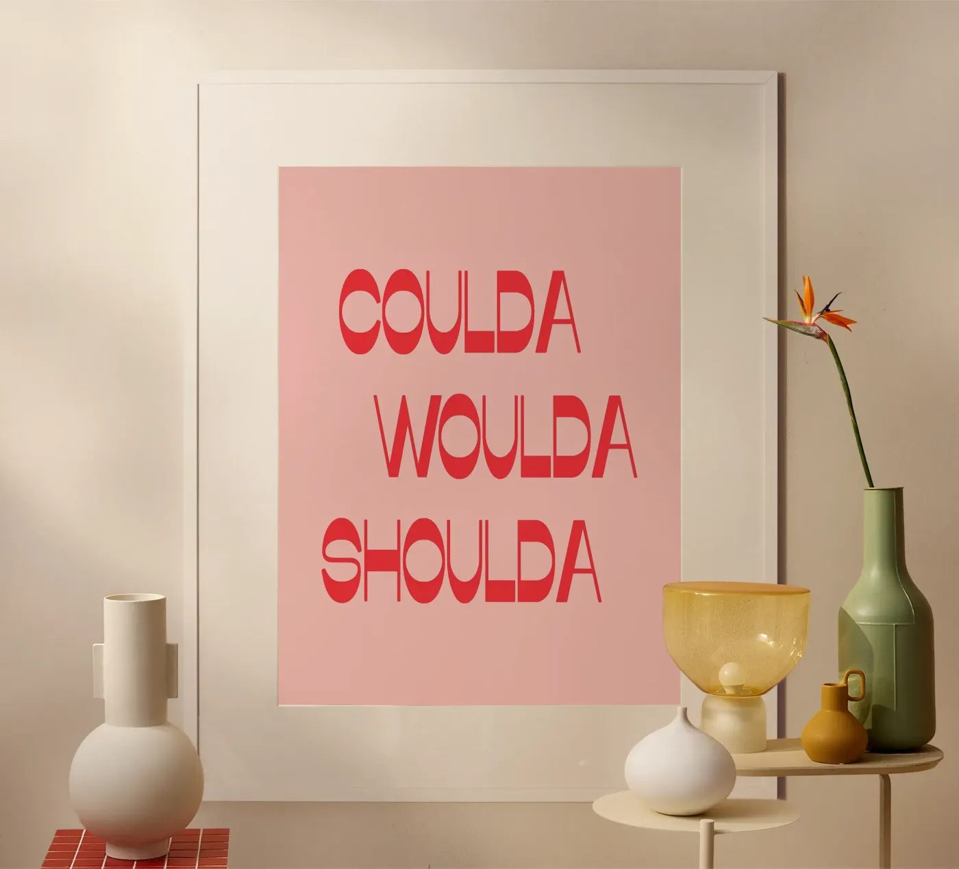 coulda woulda shoulda poster de Amanda Khan