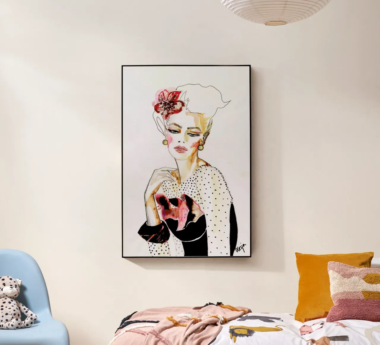 Orchid plexiglass da Olesja Hännikäinen