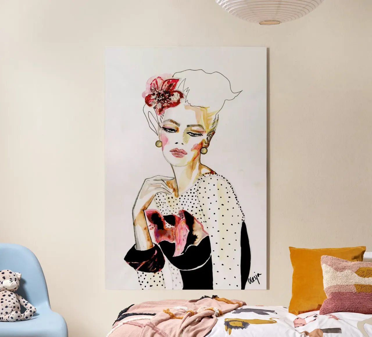 Orchid plexiglass da Olesja Hännikäinen