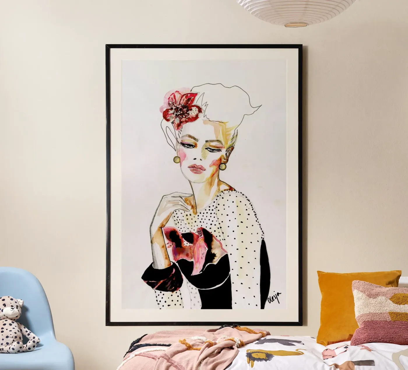 Orchid poster by Olesja Hännikäinen