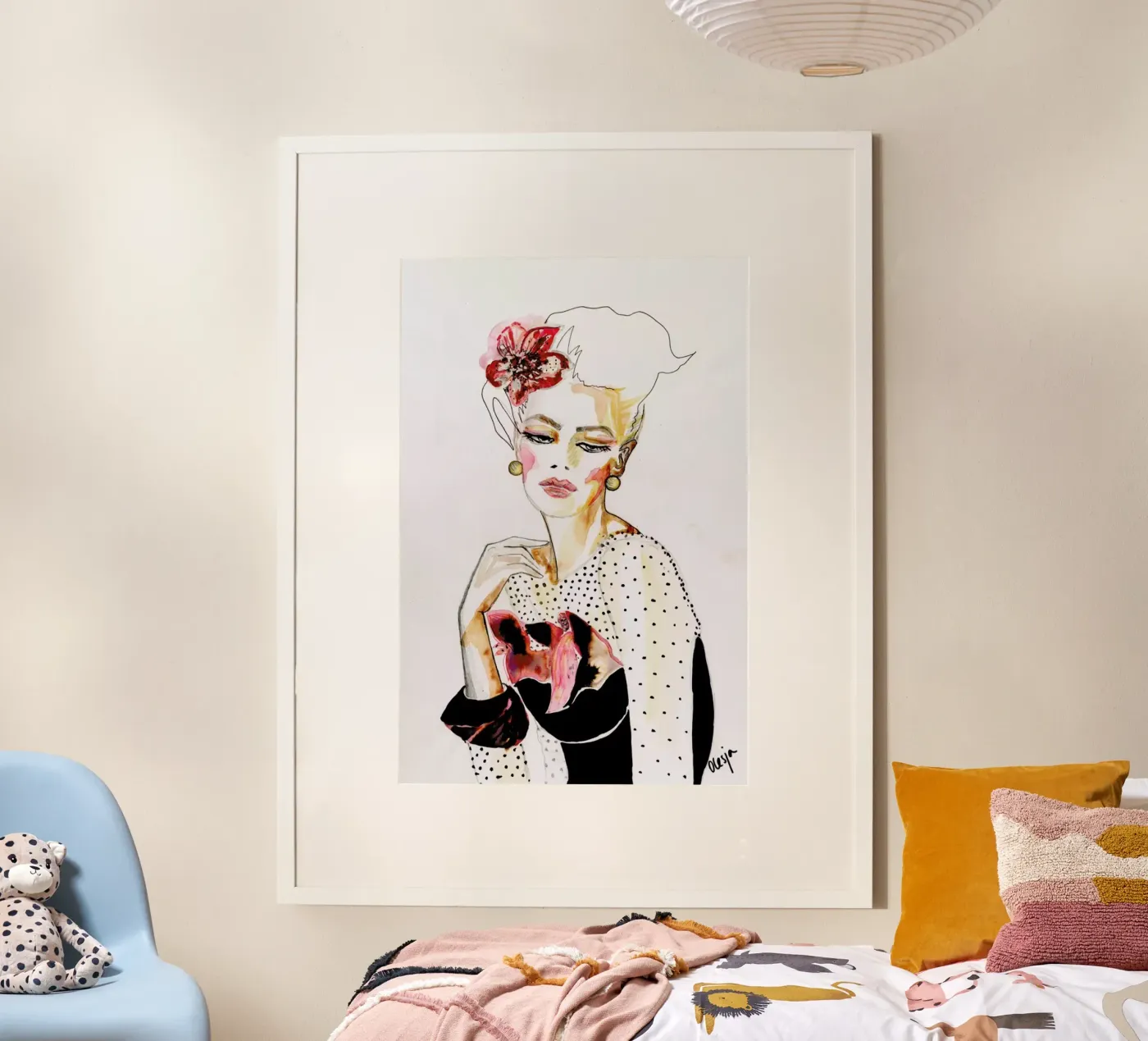 Orchid poster by Olesja Hännikäinen