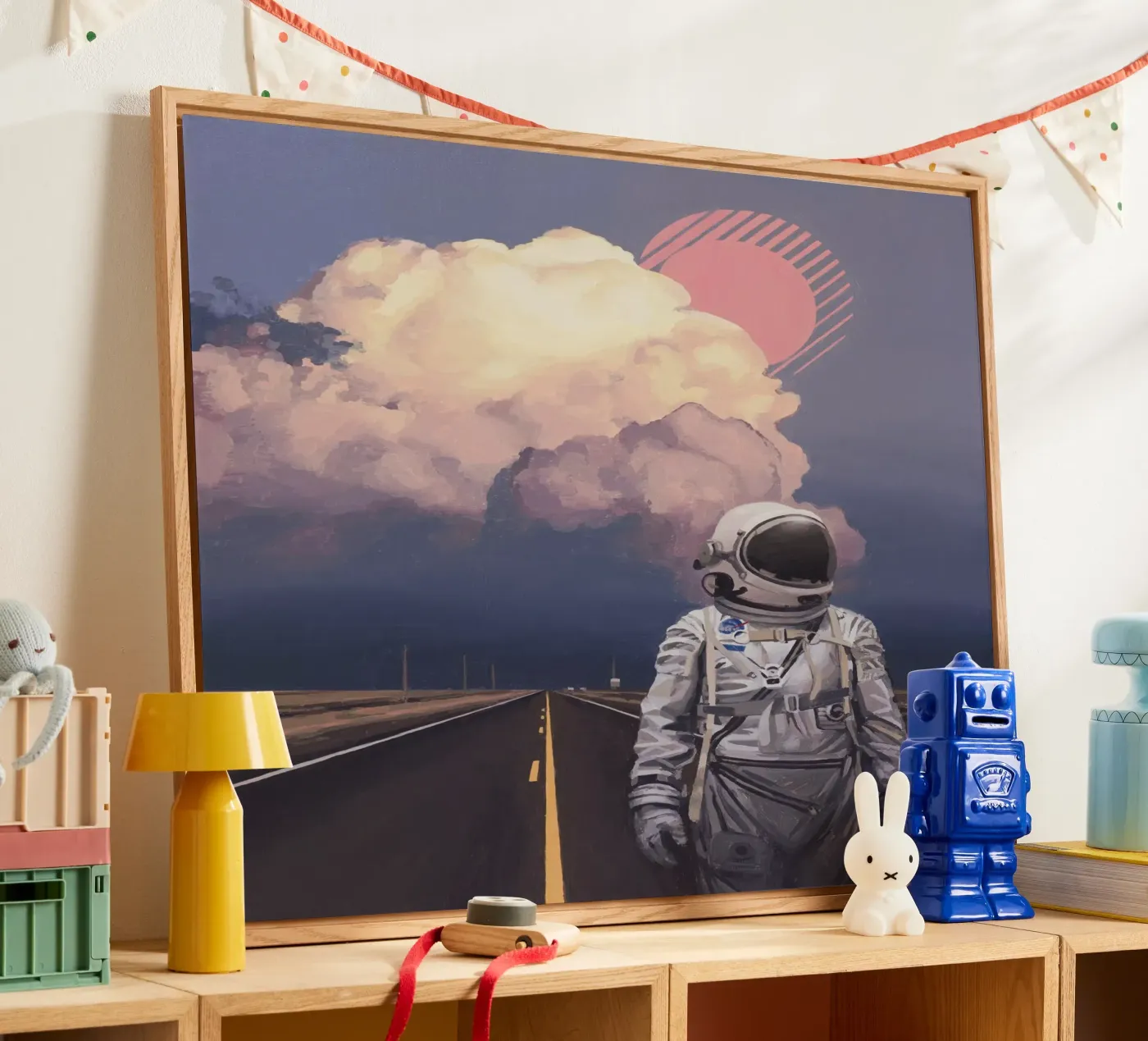 Nuage orange plexiglas de Scott Listfield