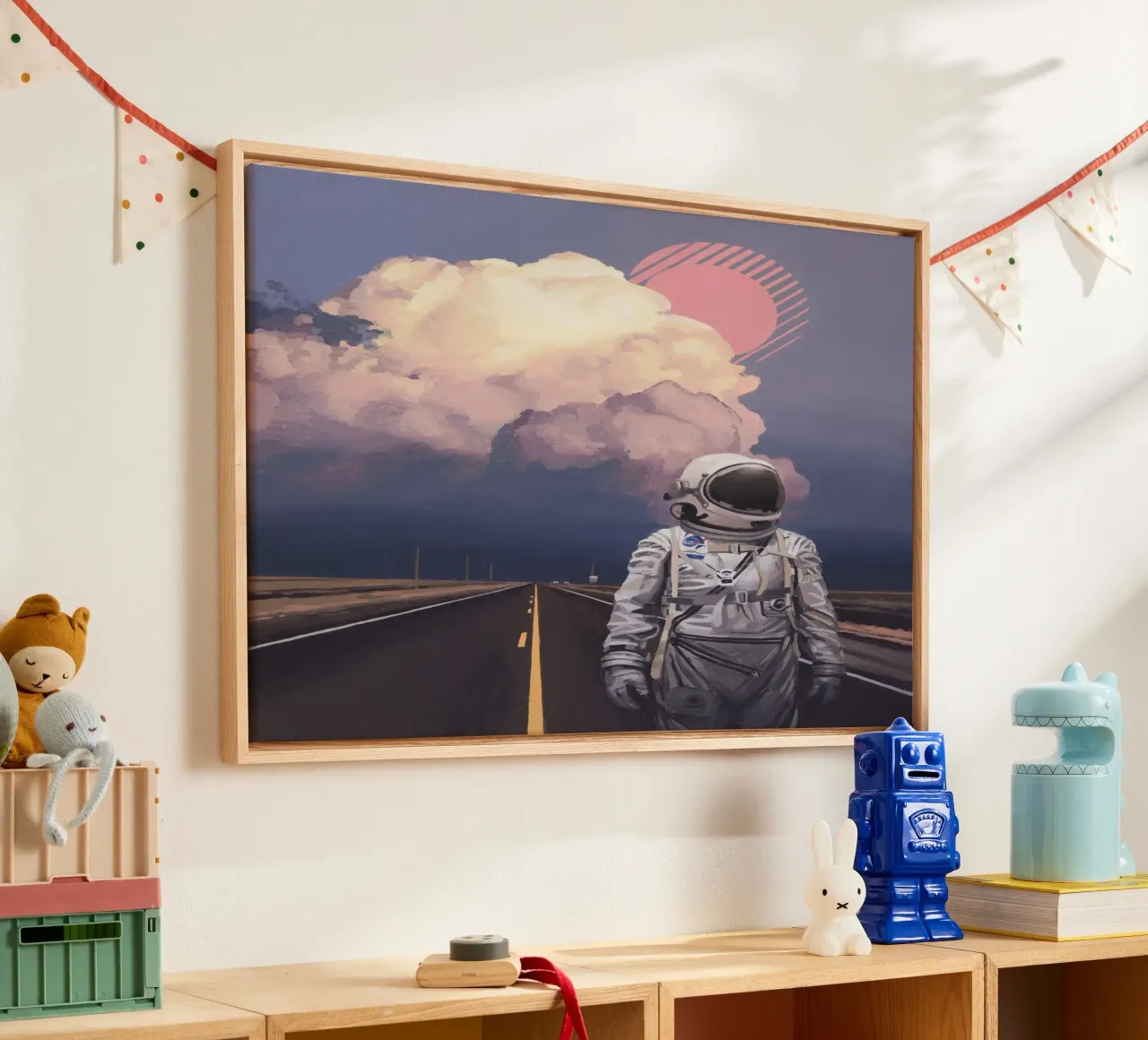 Orange Cloud canvas by Scott Listfield