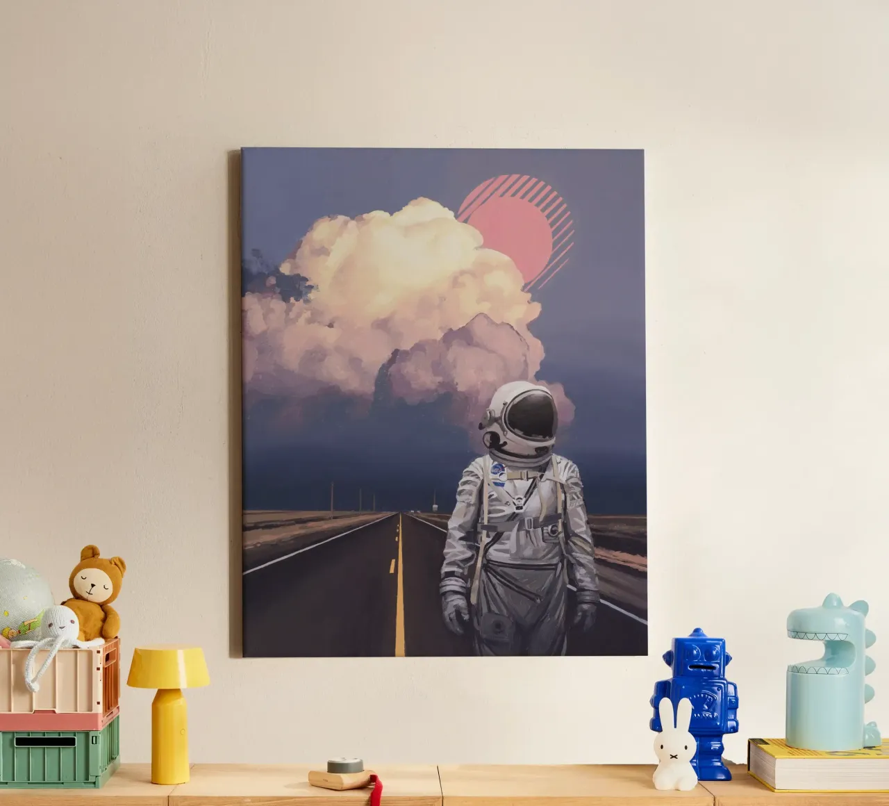 Orange Cloud canvas by Scott Listfield