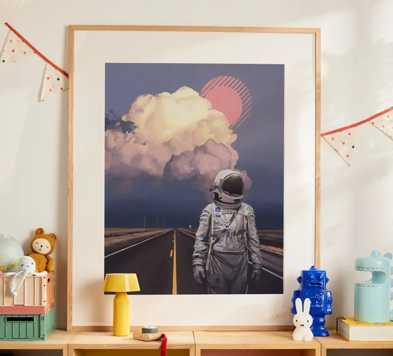 Orange Cloud poster by Scott Listfield