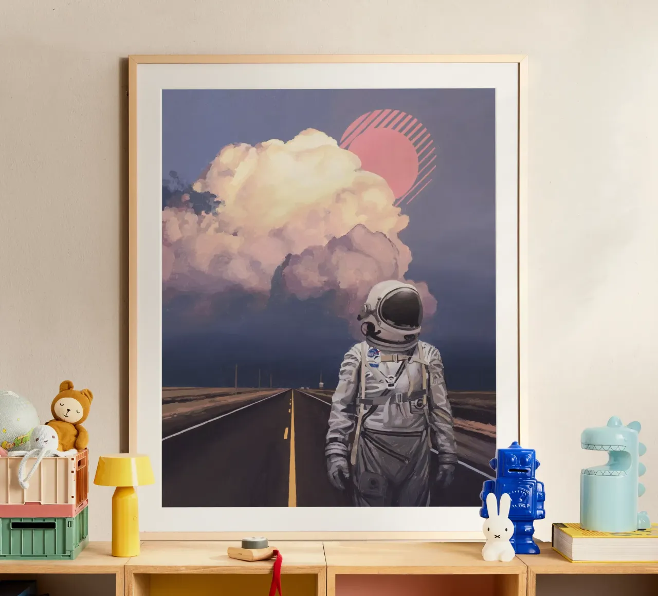 Orange Cloud poster by Scott Listfield