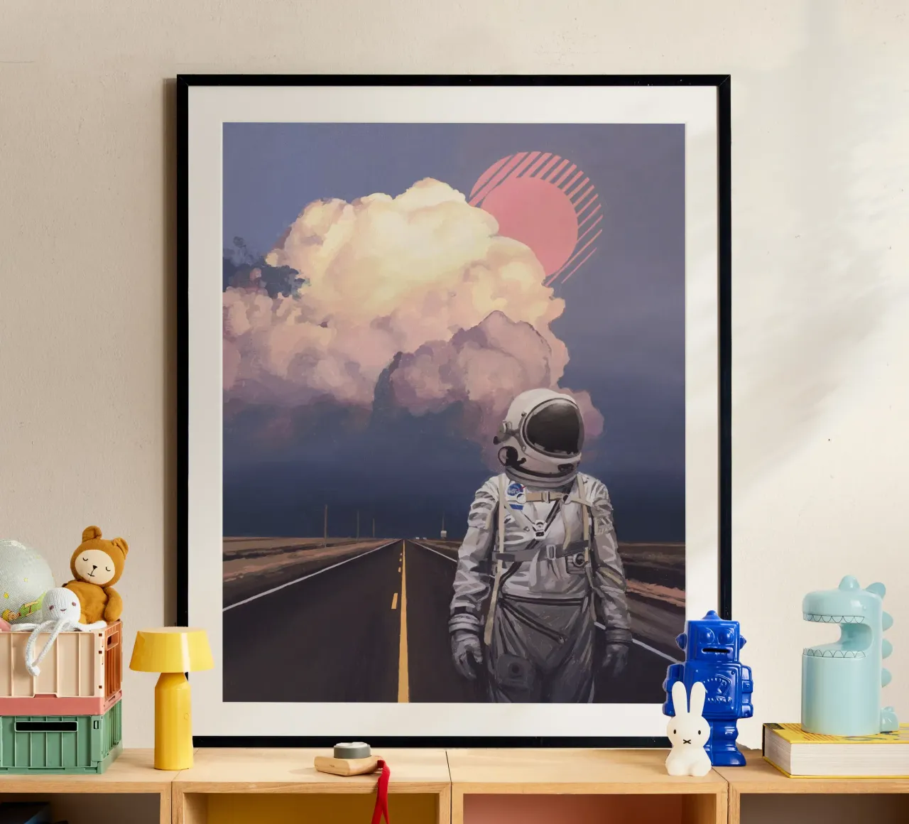 Orange Cloud poster by Scott Listfield