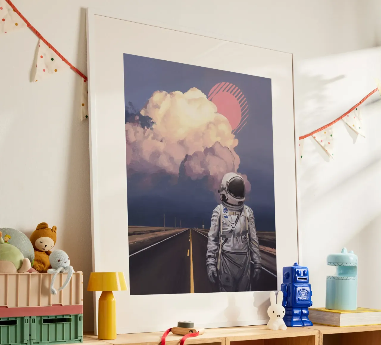 Orange Cloud poster by Scott Listfield