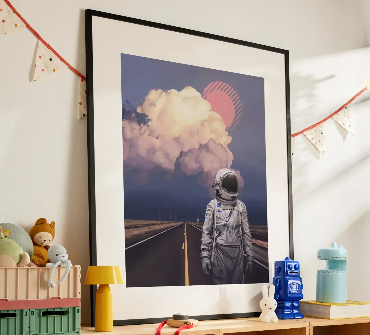 Orange Cloud poster by Scott Listfield