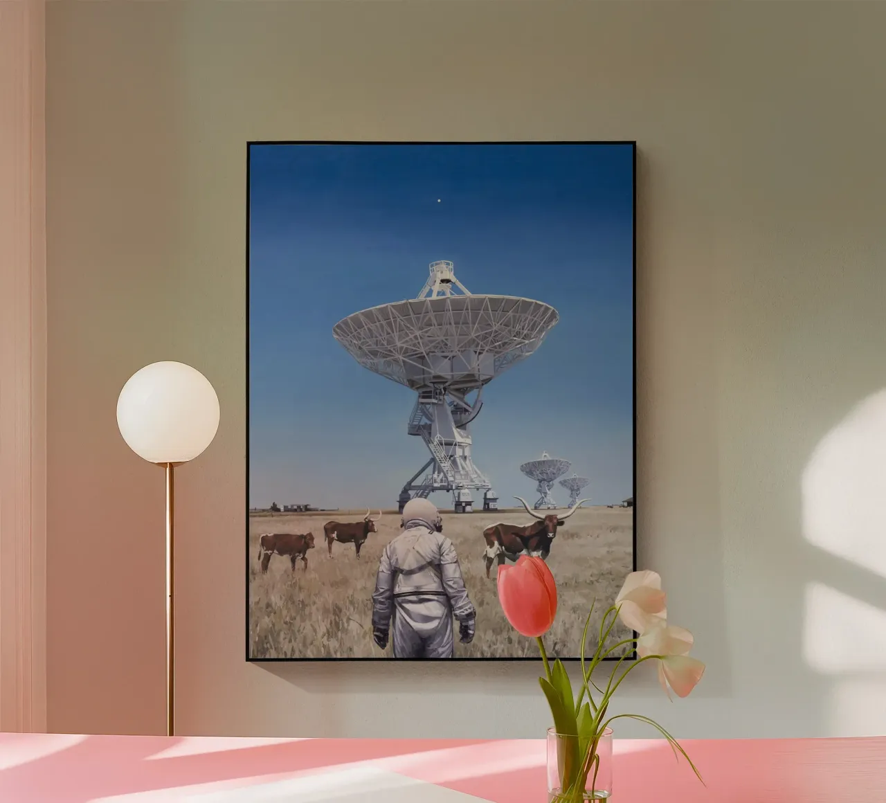 Longhorns plexiglass da Scott Listfield