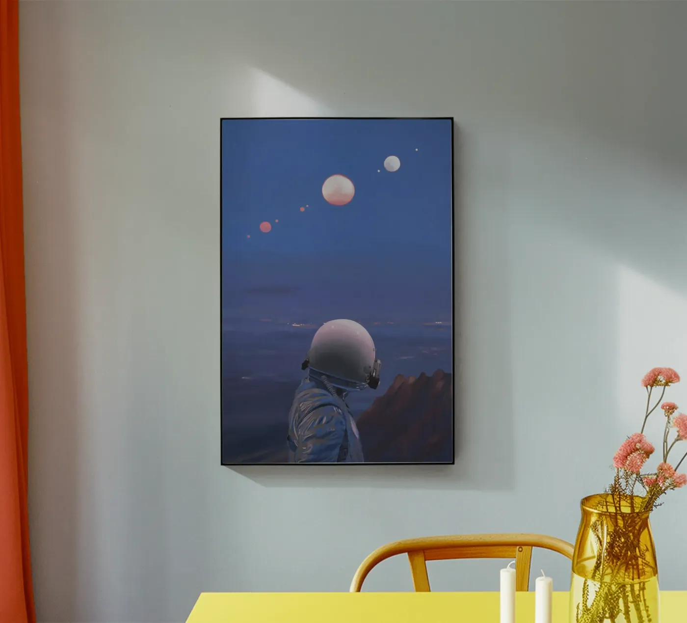 Moons acrylic glass by Scott Listfield