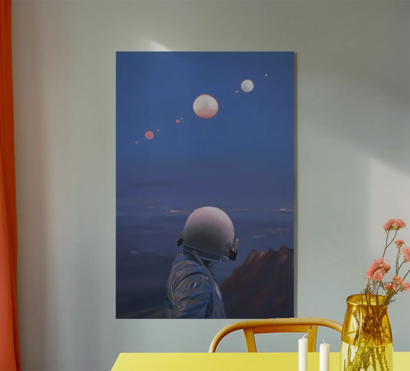 Moons acrylic glass by Scott Listfield